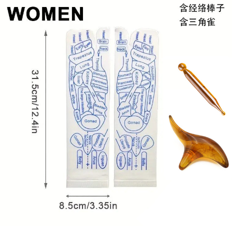 Reflexology Socks with Massage Tool