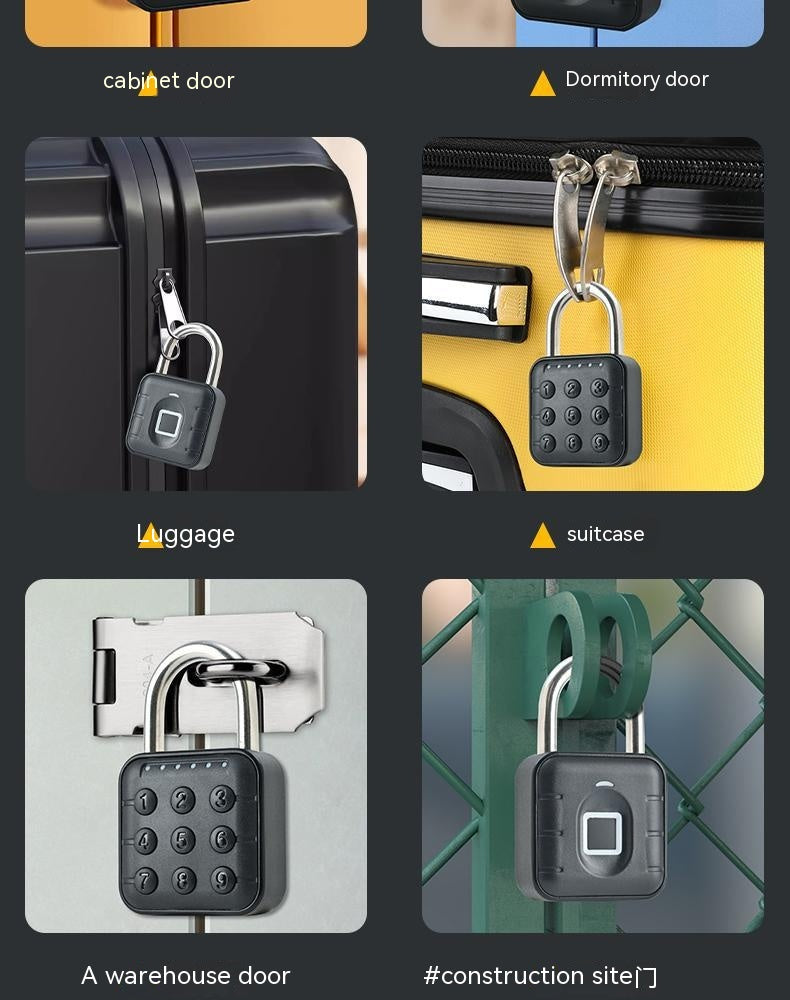 Fingerprint Padlock, Waterproof, Works With Its Own APP!