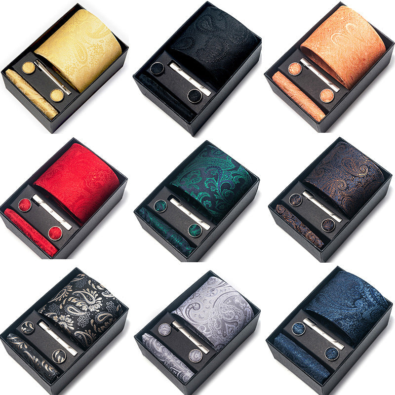 Jacquard Formal Tie Set
