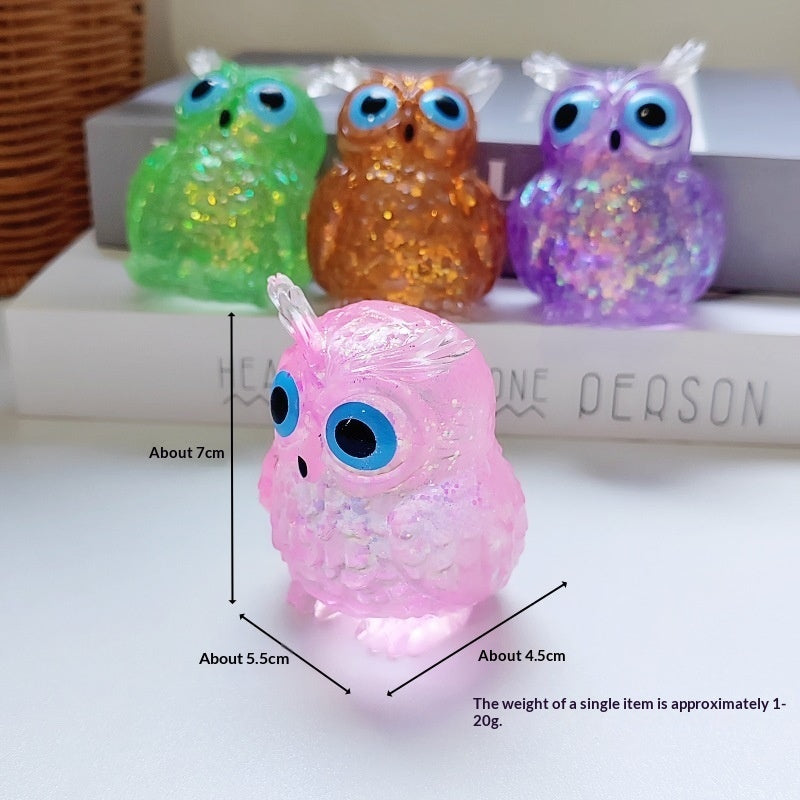 Glitter Capybara Stress-relief Ball