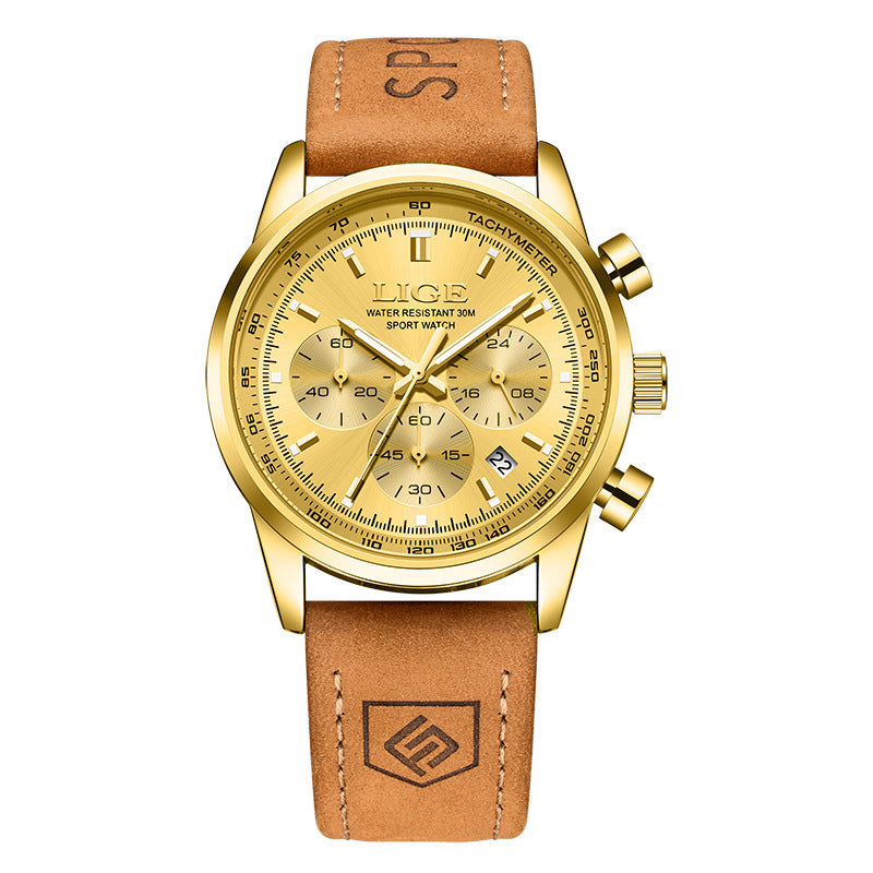 My Girl Got it Right!! Leather band watch