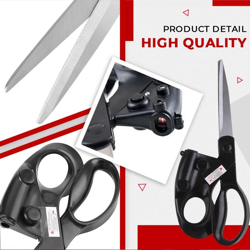 Never Cut Crooked Again: Laser Guided Scissors