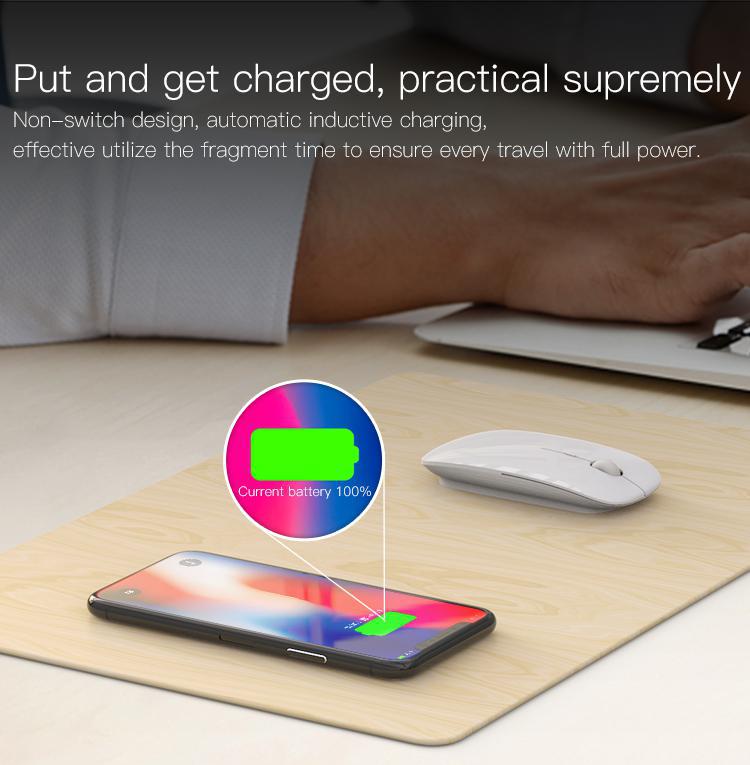 Creative Wireless Charging Mouse Pad