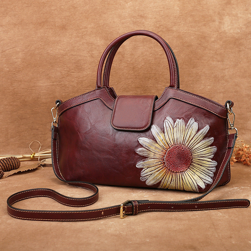 Country Style Retro Embossed Dumplings Anytime Bag