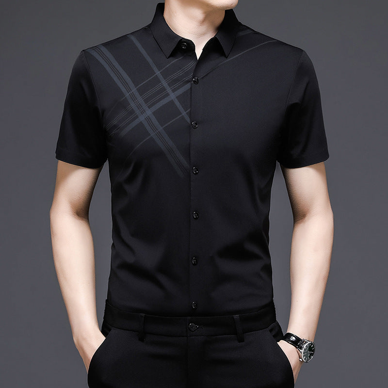 Woodpecker Silk Short Sleeve Shirt