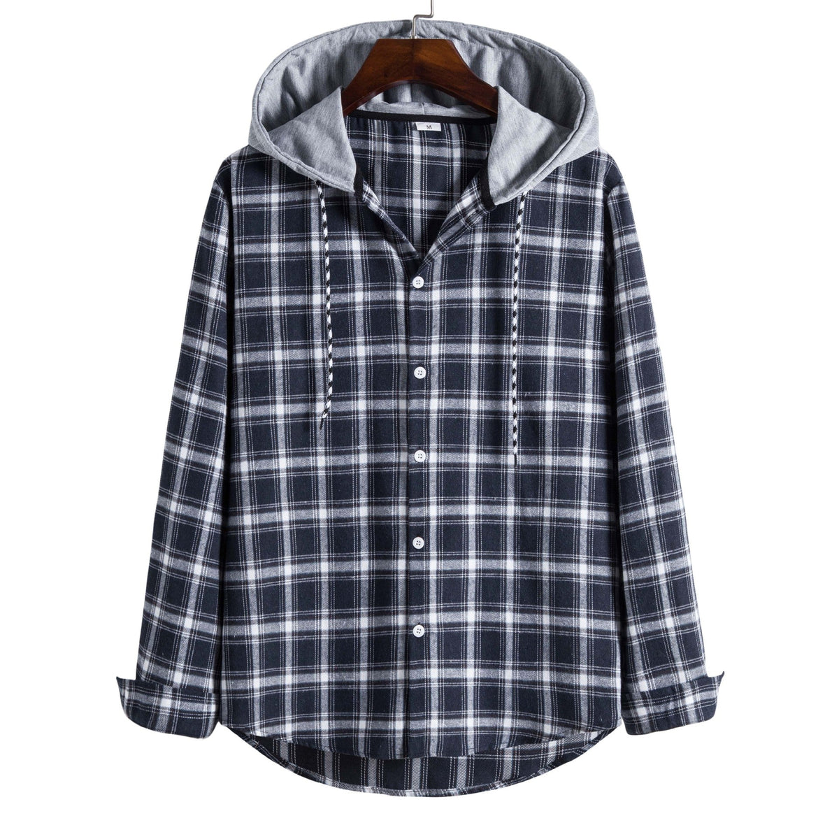 Casual Plaid Hoodie