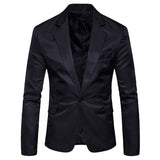 Single Row, One Button Casual Sports Jacket