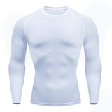 Tight-Fitting Long-Sleeved Fitness Shirt