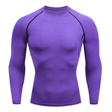 Tight-Fitting Long-Sleeved Fitness Shirt