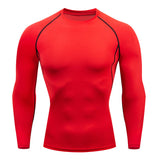 Tight-Fitting Long-Sleeved Fitness Shirt
