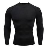 Tight-Fitting Long-Sleeved Fitness Shirt