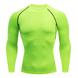 Tight-Fitting Long-Sleeved Fitness Shirt