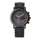 Super Rare- back to nature, wood and steel Watch