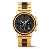 Super Rare- back to nature, wood and steel Watch