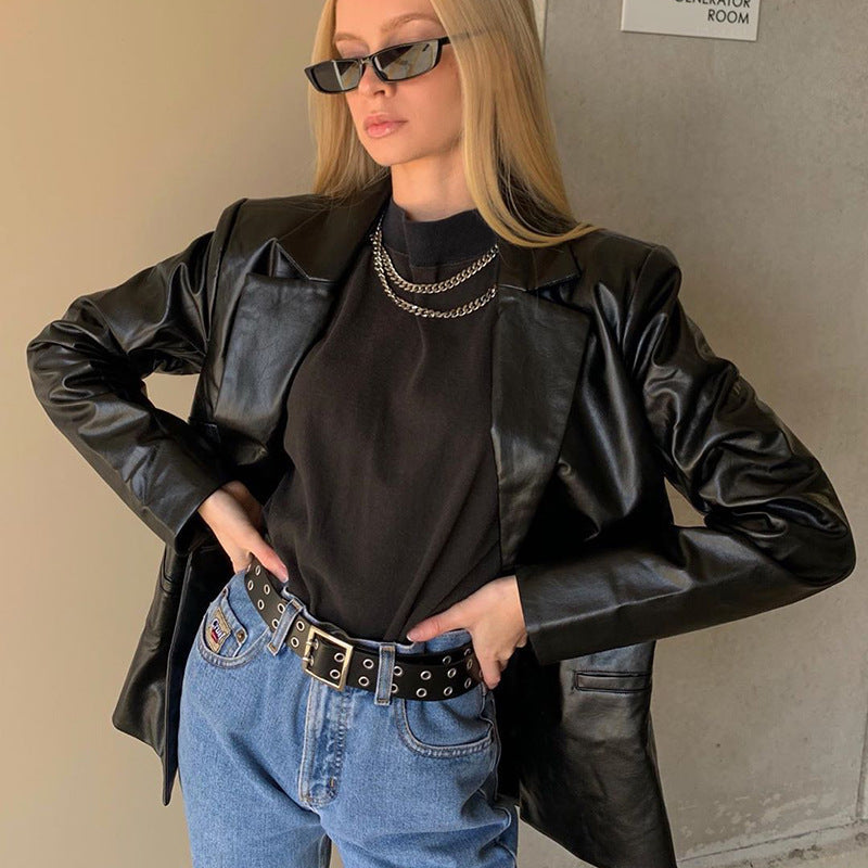 High Fashion “Leather” jacket