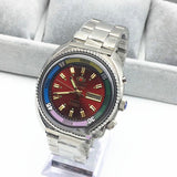 Rainbow Bezel, Zero Batteries: Orient Crystal Automatic Diver