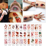 Temporary Scar Halloween Tattoo’s - looks so real! (Quick shipping from US warehouse)