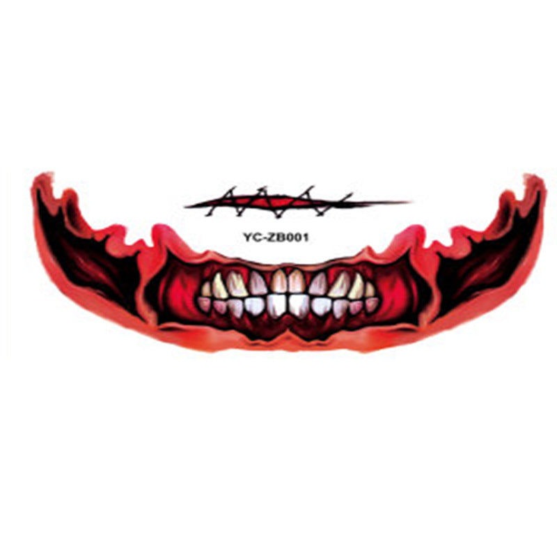 Halloween Mouth Tattoo