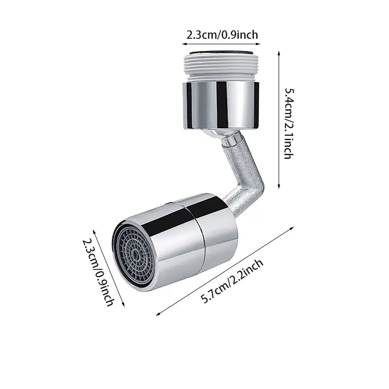 Swivel Faucet Spout Extender with Anti-Splash Filter