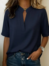 VNeck Loose Blouse TShirt