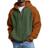 Waffle-knit Long-sleeve Hoodie