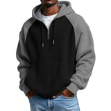 Waffle-knit Long-sleeve Hoodie