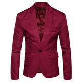 Single Row, One Button Casual Sports Jacket