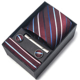 Jacquard Formal Tie Set