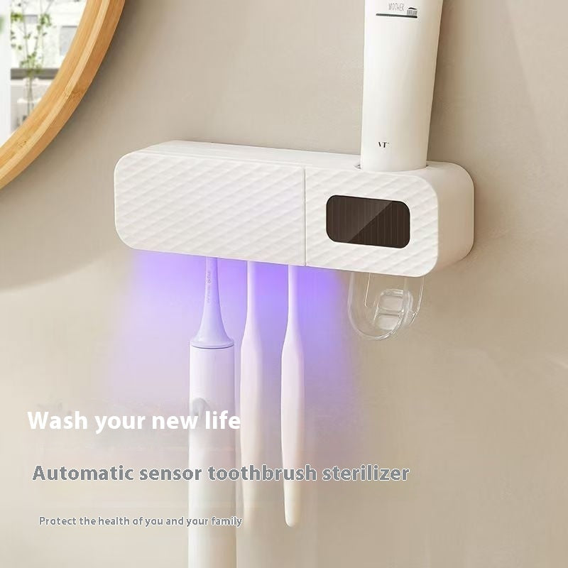 Automatic Induction UV Sterilization Toothbrush Rack