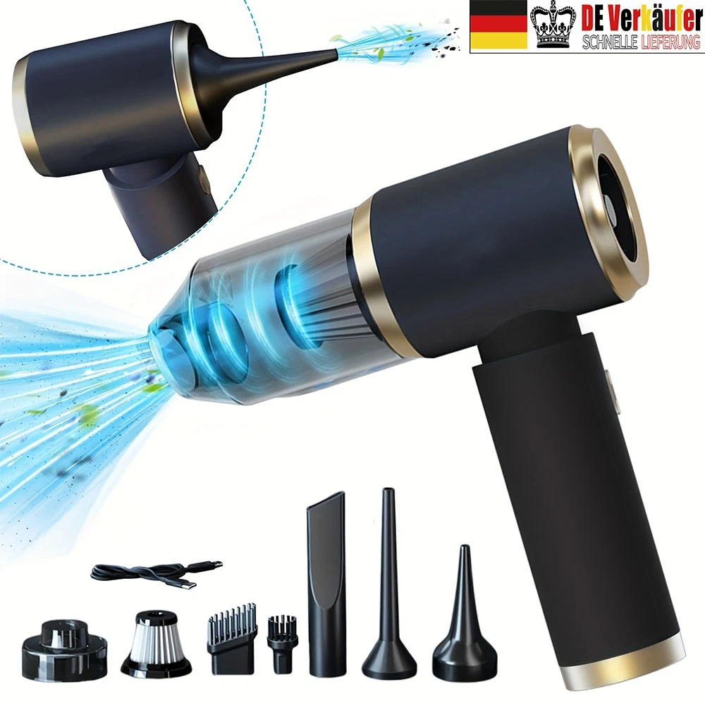Hand-Held Super Sucker! Wireless, Powerful & Budget-Friendly - Mini Vacuum