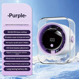 100-Speed Touchscreen Desk Fan: Desk, Wall or Hang It Anywhere