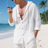 Casual Cardigan Beach Shirt