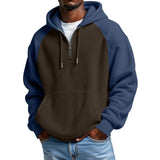 Waffle-knit Long-sleeve Hoodie