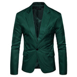 Single Row, One Button Casual Sports Jacket