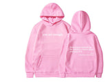 Dear Person Behind Me... Drawstring Printed Hoodie Unisex Trendy Hoodie