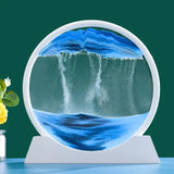 3D Moving Sand Art Hourglass for Home Decor Gift