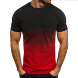 3D Digital Print Gradient T-Shirt