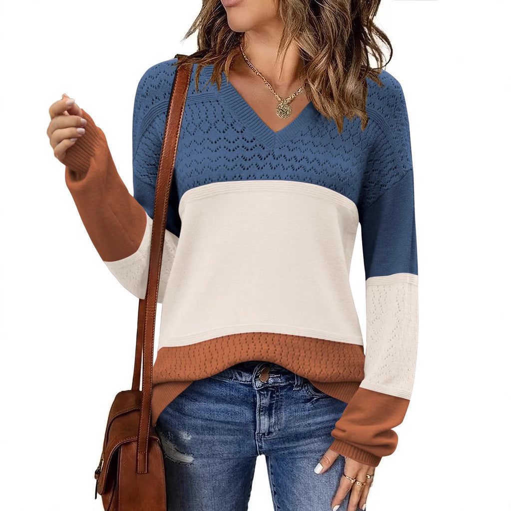 V-neck Pullover Sweater