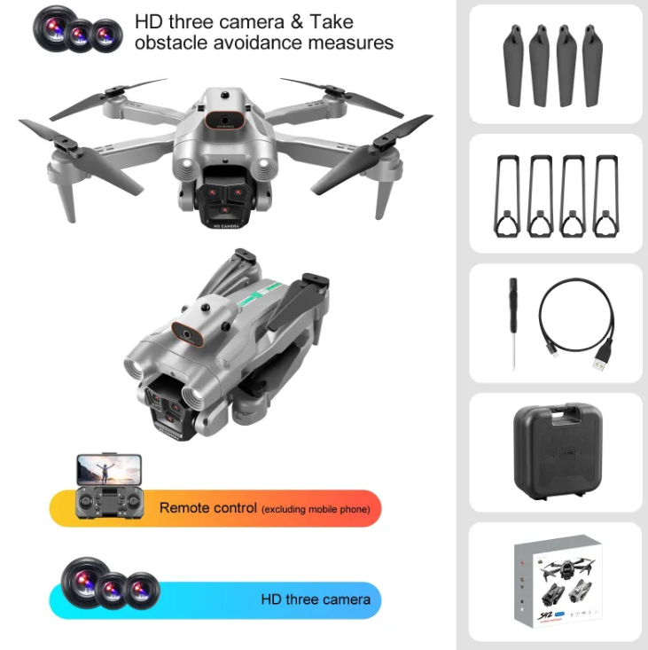 S92 Remote Control Quadcopter with Triple Camera