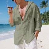 Casual Cardigan Beach Shirt