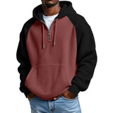 Waffle-knit Long-sleeve Hoodie