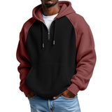 Waffle-knit Long-sleeve Hoodie